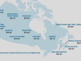 Minimum wage map