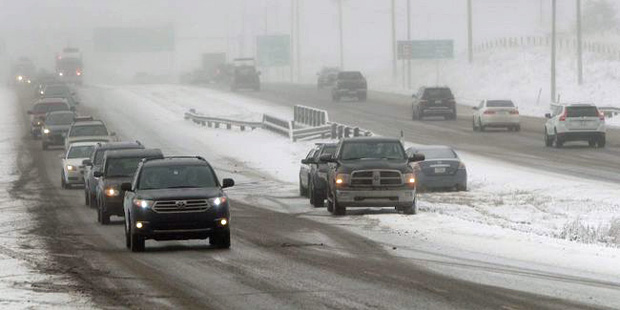 Blowing snow