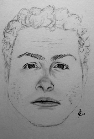 Sketch of homicide suspect