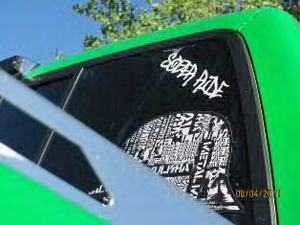 'Sober Ride' decals