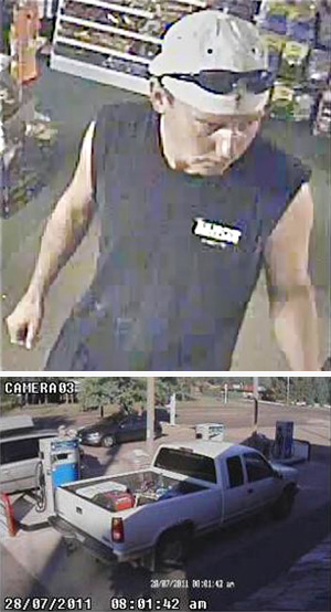 Suspect and vehicle