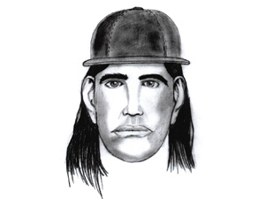 Sketch of assault suspect