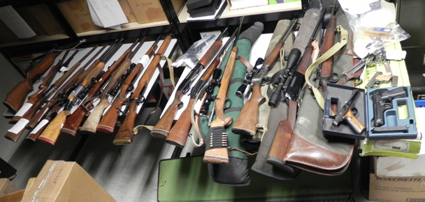 Firearms seized