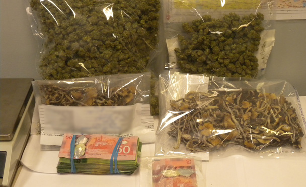 Drugs and cash seized