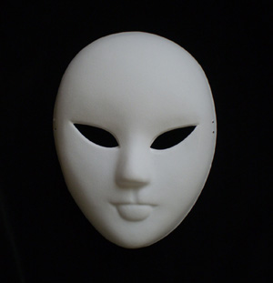 White mask